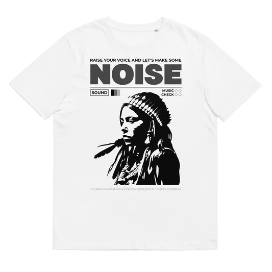 Distorzzion Tribe Make Some Noise Unisex Organic Vegan T-shirt