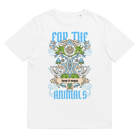 Distorzzion Tribe For The Animals Unisex Organic Vegan T-shirt